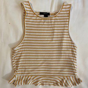 Cute Summer Striped Crop Top Tank